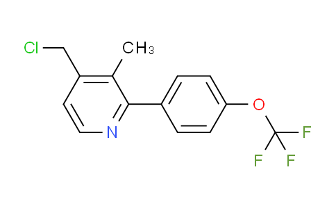 AM58450 | 1261779-74-1 | 4-(Chloromethyl)-3-methyl-2-(4-(trifluoromethoxy)phenyl)pyridine