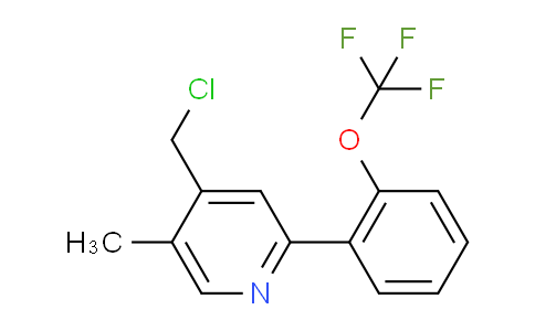 AM58451 | 1261561-18-5 | 4-(Chloromethyl)-5-methyl-2-(2-(trifluoromethoxy)phenyl)pyridine