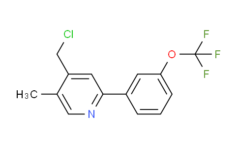AM58452 | 1261652-18-9 | 4-(Chloromethyl)-5-methyl-2-(3-(trifluoromethoxy)phenyl)pyridine