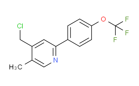 AM58453 | 1261652-84-9 | 4-(Chloromethyl)-5-methyl-2-(4-(trifluoromethoxy)phenyl)pyridine
