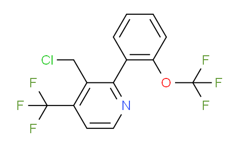 AM58454 | 1261574-93-9 | 3-(Chloromethyl)-2-(2-(trifluoromethoxy)phenyl)-4-(trifluoromethyl)pyridine