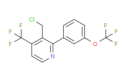 3-(Chloromethyl)-2-(3-(trifluoromethoxy)phenyl)-4-(trifluoromethyl)pyridine
