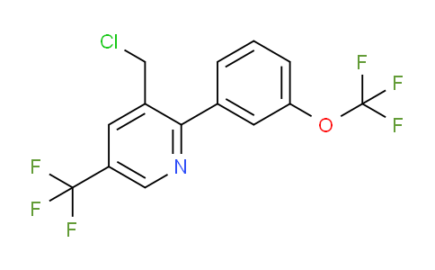3-(Chloromethyl)-2-(3-(trifluoromethoxy)phenyl)-5-(trifluoromethyl)pyridine