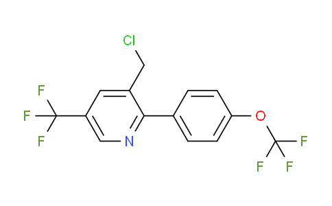 3-(Chloromethyl)-2-(4-(trifluoromethoxy)phenyl)-5-(trifluoromethyl)pyridine