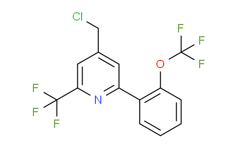 AM58465 | 1261780-38-4 | 4-(Chloromethyl)-2-(2-(trifluoromethoxy)phenyl)-6-(trifluoromethyl)pyridine