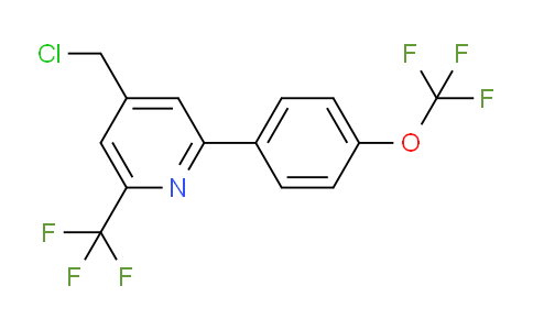 4-(Chloromethyl)-2-(4-(trifluoromethoxy)phenyl)-6-(trifluoromethyl)pyridine