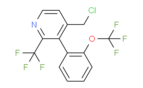 4-(Chloromethyl)-3-(2-(trifluoromethoxy)phenyl)-2-(trifluoromethyl)pyridine