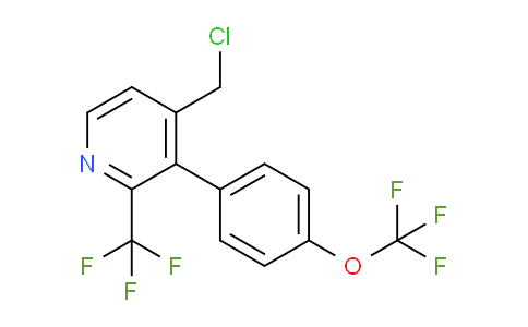 4-(Chloromethyl)-3-(4-(trifluoromethoxy)phenyl)-2-(trifluoromethyl)pyridine
