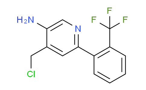 AM58496 | 1261493-59-7 | 5-Amino-4-(chloromethyl)-2-(2-(trifluoromethyl)phenyl)pyridine