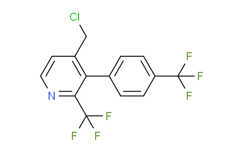 4-(Chloromethyl)-2-(trifluoromethyl)-3-(4-(trifluoromethyl)phenyl)pyridine