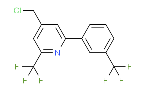 4-(Chloromethyl)-2-(trifluoromethyl)-6-(3-(trifluoromethyl)phenyl)pyridine