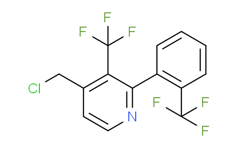 4-(Chloromethyl)-3-(trifluoromethyl)-2-(2-(trifluoromethyl)phenyl)pyridine