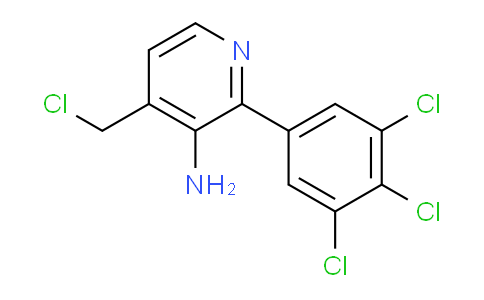 3-Amino-4-(chloromethyl)-2-(3,4,5-trichlorophenyl)pyridine