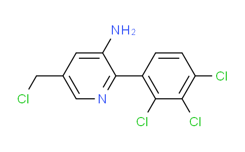 3-Amino-5-(chloromethyl)-2-(2,3,4-trichlorophenyl)pyridine