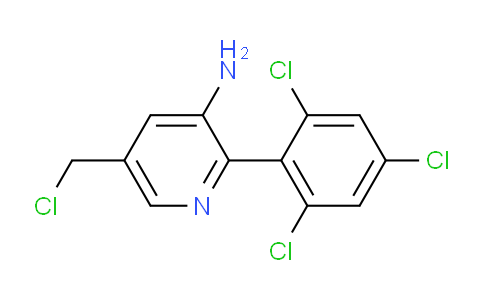 3-Amino-5-(chloromethyl)-2-(2,4,6-trichlorophenyl)pyridine