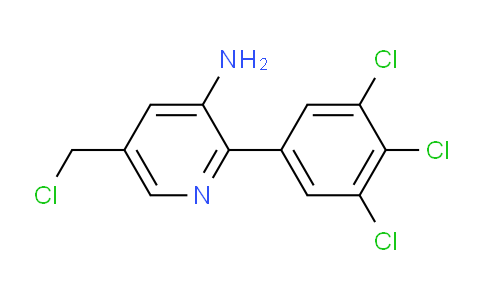 3-Amino-5-(chloromethyl)-2-(3,4,5-trichlorophenyl)pyridine