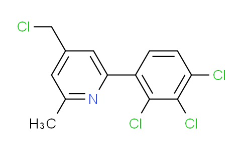 4-(Chloromethyl)-2-methyl-6-(2,3,4-trichlorophenyl)pyridine