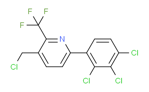 3-(Chloromethyl)-6-(2,3,4-trichlorophenyl)-2-(trifluoromethyl)pyridine