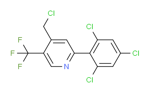 4-(Chloromethyl)-2-(2,4,6-trichlorophenyl)-5-(trifluoromethyl)pyridine