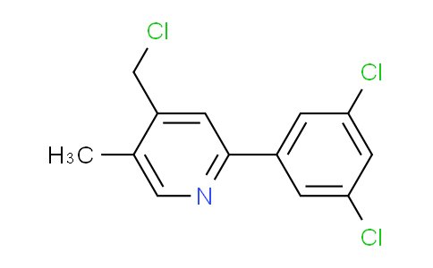 4-(Chloromethyl)-2-(3,5-dichlorophenyl)-5-methylpyridine
