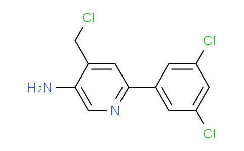 5-Amino-4-(chloromethyl)-2-(3,5-dichlorophenyl)pyridine