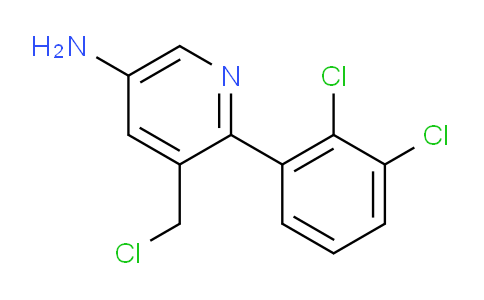 5-Amino-3-(chloromethyl)-2-(2,3-dichlorophenyl)pyridine