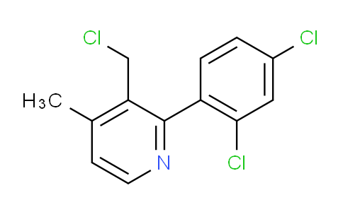 3-(Chloromethyl)-2-(2,4-dichlorophenyl)-4-methylpyridine