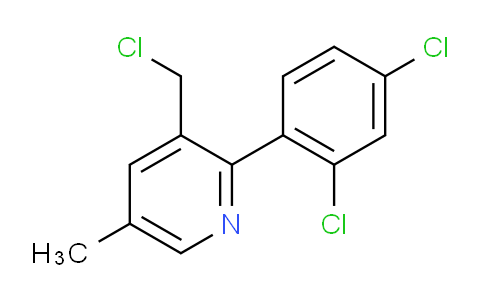 3-(Chloromethyl)-2-(2,4-dichlorophenyl)-5-methylpyridine