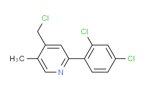 4-(Chloromethyl)-2-(2,4-dichlorophenyl)-5-methylpyridine
