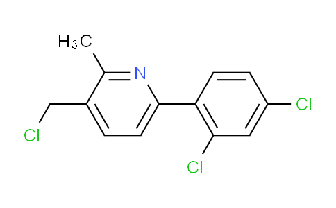 3-(Chloromethyl)-6-(2,4-dichlorophenyl)-2-methylpyridine