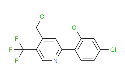4-(Chloromethyl)-2-(2,4-dichlorophenyl)-5-(trifluoromethyl)pyridine