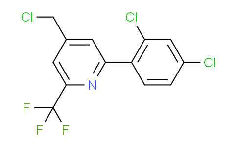 4-(Chloromethyl)-2-(2,4-dichlorophenyl)-6-(trifluoromethyl)pyridine
