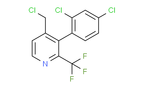 4-(Chloromethyl)-3-(2,4-dichlorophenyl)-2-(trifluoromethyl)pyridine