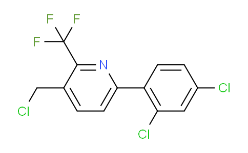 3-(Chloromethyl)-6-(2,4-dichlorophenyl)-2-(trifluoromethyl)pyridine