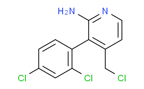 2-Amino-4-(chloromethyl)-3-(2,4-dichlorophenyl)pyridine