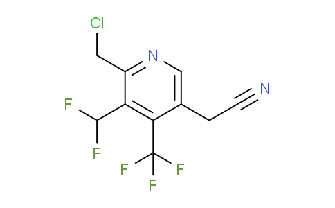 AM58795 | 1361773-61-6 | 2-(Chloromethyl)-3-(difluoromethyl)-4-(trifluoromethyl)pyridine-5-acetonitrile