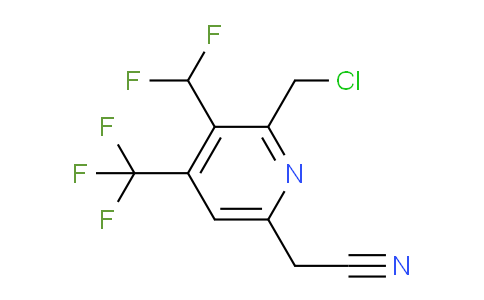 AM58796 | 1361819-98-8 | 2-(Chloromethyl)-3-(difluoromethyl)-4-(trifluoromethyl)pyridine-6-acetonitrile