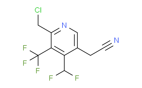AM58801 | 1361808-91-4 | 2-(Chloromethyl)-4-(difluoromethyl)-3-(trifluoromethyl)pyridine-5-acetonitrile