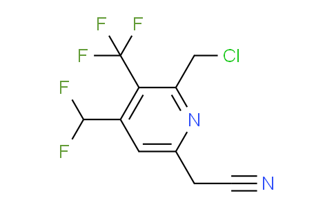 AM58802 | 1361802-36-9 | 2-(Chloromethyl)-4-(difluoromethyl)-3-(trifluoromethyl)pyridine-6-acetonitrile