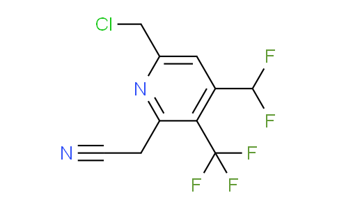 AM58804 | 1361864-20-1 | 6-(Chloromethyl)-4-(difluoromethyl)-3-(trifluoromethyl)pyridine-2-acetonitrile