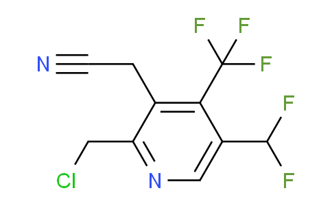 AM58809 | 1361746-10-2 | 2-(Chloromethyl)-5-(difluoromethyl)-4-(trifluoromethyl)pyridine-3-acetonitrile