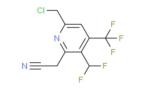 AM58810 | 1361783-17-6 | 6-(Chloromethyl)-3-(difluoromethyl)-4-(trifluoromethyl)pyridine-2-acetonitrile