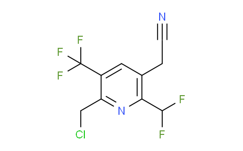 AM58814 | 1361690-82-5 | 2-(Chloromethyl)-6-(difluoromethyl)-3-(trifluoromethyl)pyridine-5-acetonitrile