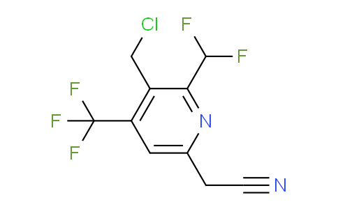 AM58820 | 1361864-32-5 | 3-(Chloromethyl)-2-(difluoromethyl)-4-(trifluoromethyl)pyridine-6-acetonitrile