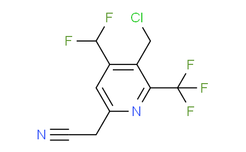 AM58825 | 1361839-17-9 | 3-(Chloromethyl)-4-(difluoromethyl)-2-(trifluoromethyl)pyridine-6-acetonitrile