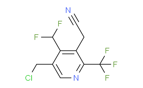 AM58829 | 1361864-35-8 | 5-(Chloromethyl)-4-(difluoromethyl)-2-(trifluoromethyl)pyridine-3-acetonitrile