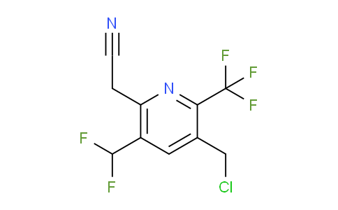 AM58831 | 1361690-96-1 | 3-(Chloromethyl)-5-(difluoromethyl)-2-(trifluoromethyl)pyridine-6-acetonitrile