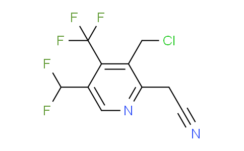 AM58832 | 1361809-02-0 | 3-(Chloromethyl)-5-(difluoromethyl)-4-(trifluoromethyl)pyridine-2-acetonitrile