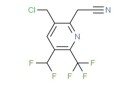 AM58834 | 1361746-27-1 | 3-(Chloromethyl)-5-(difluoromethyl)-6-(trifluoromethyl)pyridine-2-acetonitrile