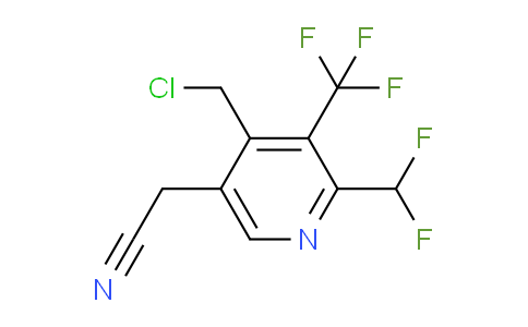 AM58836 | 1361691-01-1 | 4-(Chloromethyl)-2-(difluoromethyl)-3-(trifluoromethyl)pyridine-5-acetonitrile